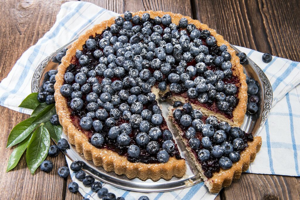 tarte myrtilles spécialités franc comtoise